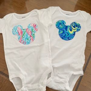 Disney Lilly Pulitzer custome onesie size 18 month